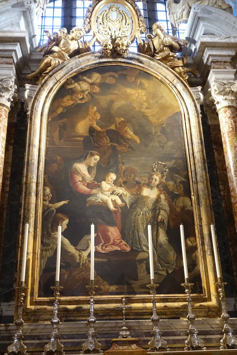 Gemälde in einer Seitenkapelle der St John's Co-Cathedral in Valletta